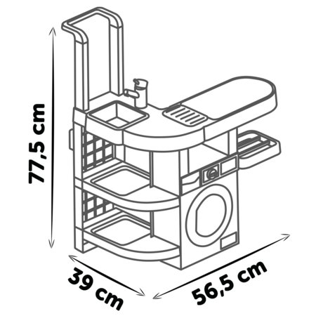 SMOBY Rowenta Wash&Clean pesupesemise komplekt, 7600330320 