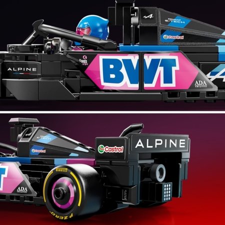 77248 LEGO® Speed Champions BWT Alpine F1® Team A524 võidusõiduauto 