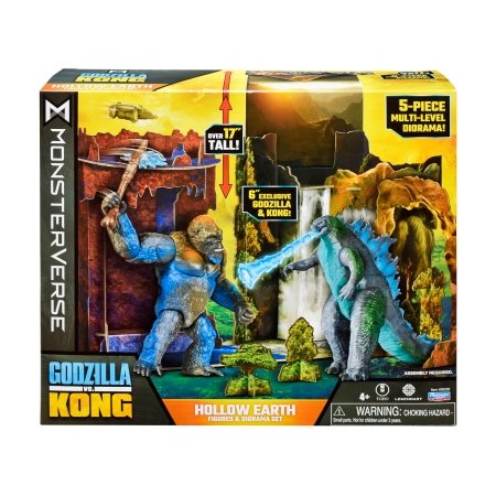 GODZILLA mängukomplekt Hollow Earth Figures and Diorama Set, 35292 