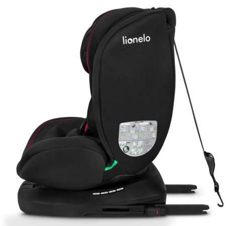 LIONELO turvatool BASTIAAN I-SIZE black red 40-150cm 
