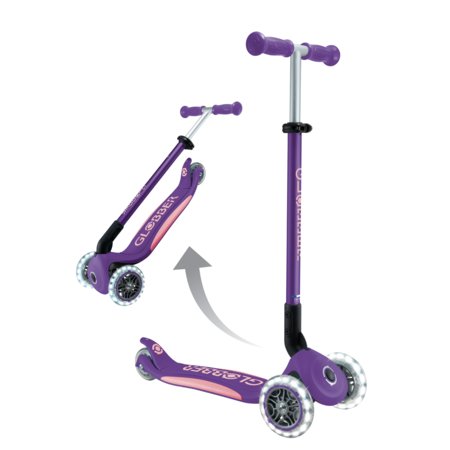 GLOBBER tõukeratas Elite Lights, lilla, 439-603-3 