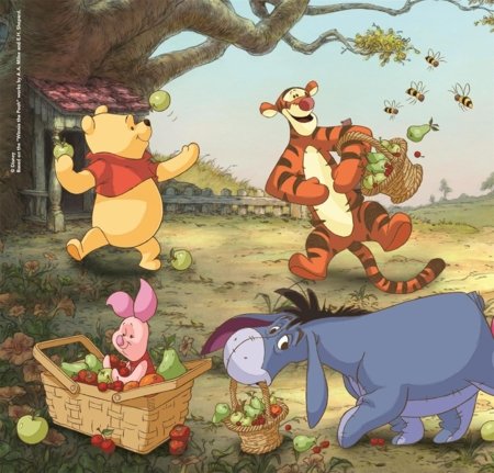 CLEMENTONI pusle Square Disney Winnie the Pooh, 3x48 tk., 25063 