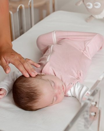 SWEETDREAMERS beebi magamiskott, pink, 1 TOG, 0-3m., 820736 