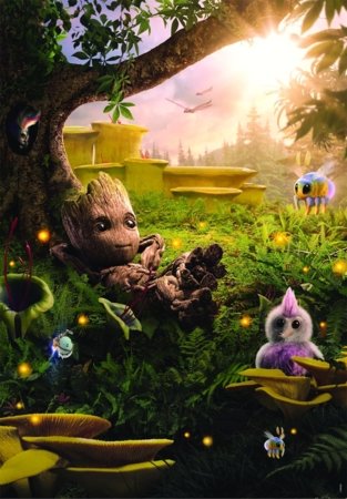 CLEMENTONI pusle Super Marvel I Am Groot, 300 tk., 21734 