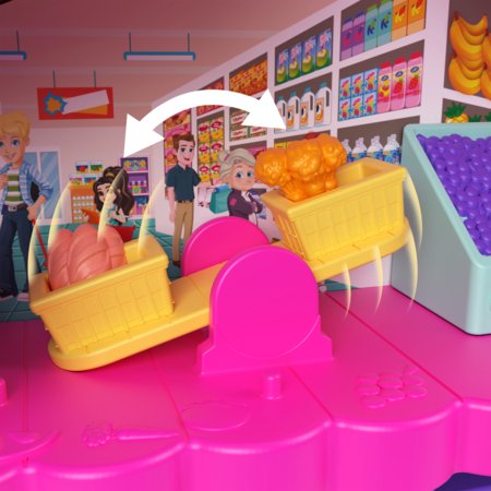 POLLY POCKET mahlapakikujuline toidupood, HRD45 
