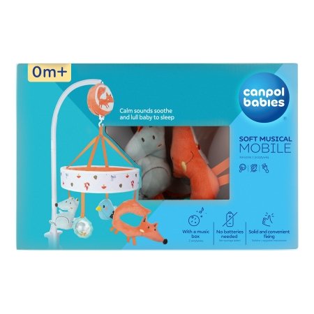 CANPOL BABIES muusikaline karussell beebivoodile, FOX, 75/201 