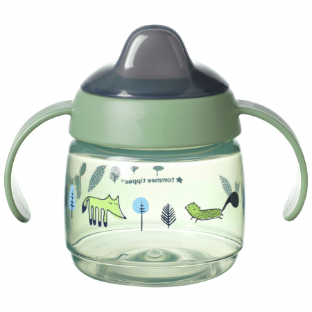 TOMMEE TIPPEE võõrutamise lutipudel poistele WEANING SIPPEE, 4m+, 190ml, green, 447826 447826