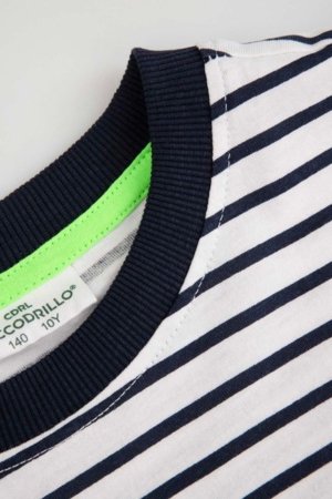 COCCODRILLO lühikeste varrukatega t-särk, tumesinised, WC6143232VBA-015-164, 164 cm 