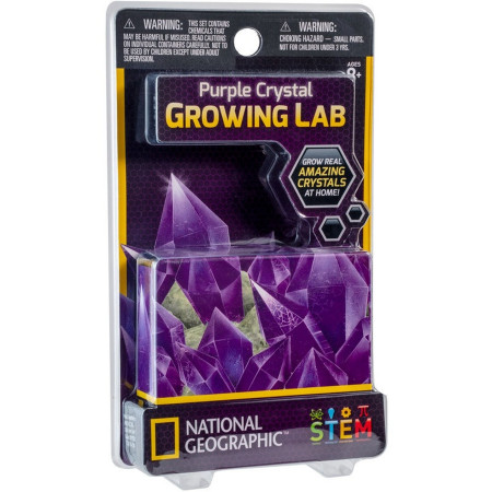 NATIONAL GEOGRAPHIC komplekt Carded Crystal Grow Purple, NGCRYSTALPCRD NGCRYSTALPCRD