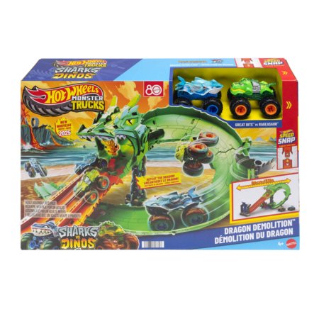 HOT WHEELS Monster Trucks – Hävitusdraakon, JFR06 