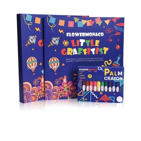 FLOWERMONACO joonistuskomplekt Little Graffitist Suit, 848892 