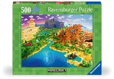 RAVENSBURGER pusle World of Minecraft, 500d., 1568 
