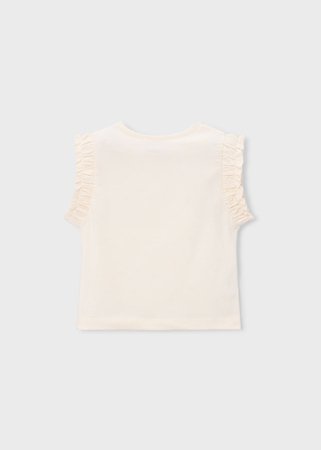 MAYORAL lühikeste varrukatega t-särk, bone, 3.023-41, 98  cm 