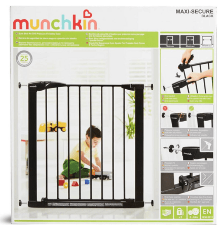MUNCHKIN turvaväravad, Maxi-Secure, must, 90441 