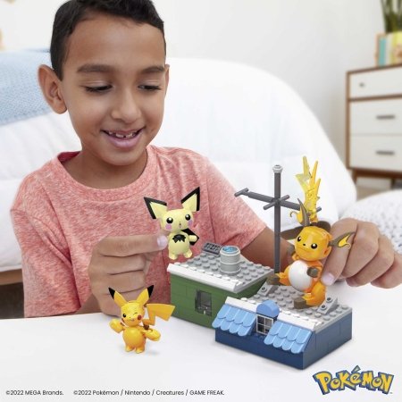 MEGA CONSTRUX POKEMON Pikachu lisa ehituskomplekt HKT23