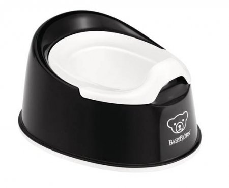 BABYBJÖRN ööpott SMART, Black/white, 051256 051256