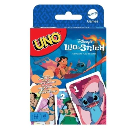 MATTEL GAMES UNO kaardimäng Lilo & Stitch, (EE), JCC10 