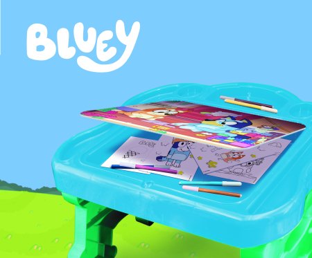 LISCIANI Bluey joonistuskomplekt lauaga, 99399 
