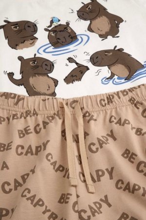 COCCODRILLO pidžaama, kreemi värv, WC6448218PJS-022-104, 104/110 suurus 