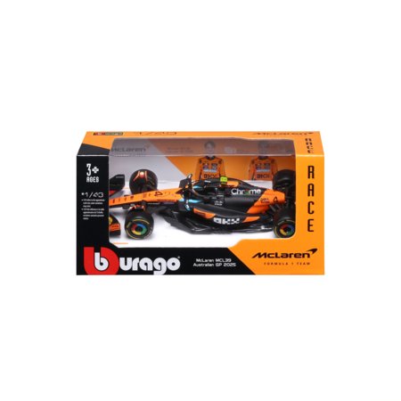 BBURAGO mudelauto McLaren Racing MCL 39 (2025) #81 Piastri & #4 Norris, 18-38248 