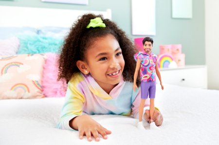 BARBIE Ken Fashionistas nukk habemega, HRH26 