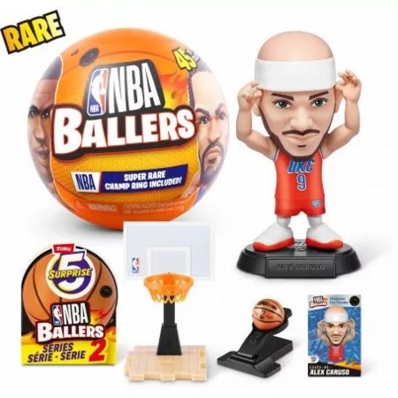 5 SURPRISE miniatuuride komplekt NBA Ballers 2 seeria, assortii, 77678GQ2 