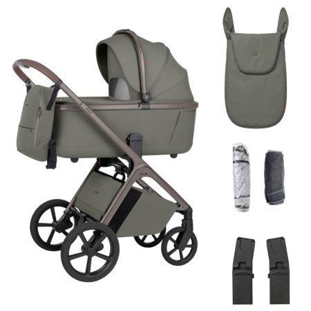 CARRELLO universaalne käru 2in1 VECTOR, Artichoke Green, CRL-6553 
