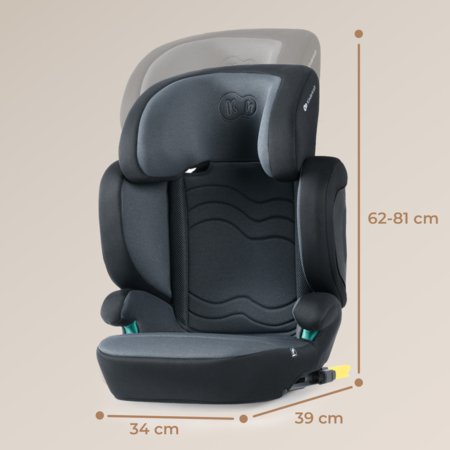 KINDERKRAFT turvatool XPAND 2 PRO, i-Size 100–150 cm, must, KCXPPR02BLK0000 