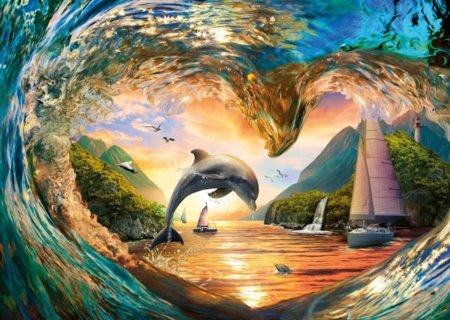 RAVENSBURGER PUZZLE pusle Kevadpäikeseloojang, 1000 tk, 12001711 0 