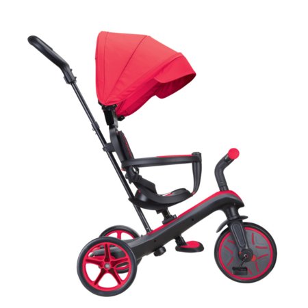 GLOBBER kolmerattaline jalgratas Trike Explorer 4in1, punane, 632-102 632-102