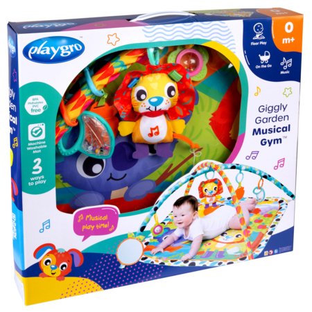 PLAYGRO muusikaline mänguvaip Giggly Garden Musical Gym, 0189025 