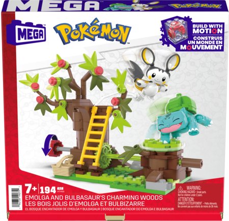 MEGA CONSTRUX POKEMON Emolga ja Bulbasaur võlumets, HTH69 