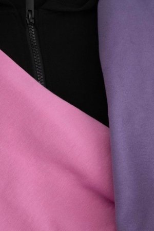 COCCODRILLO kapuutsiga tõmblukuga pusa, must, suurus 