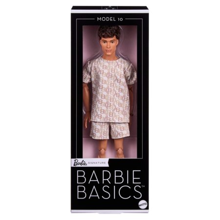 BARBIE Basics No10 Ken pruunide juustega nukk, JJX29 