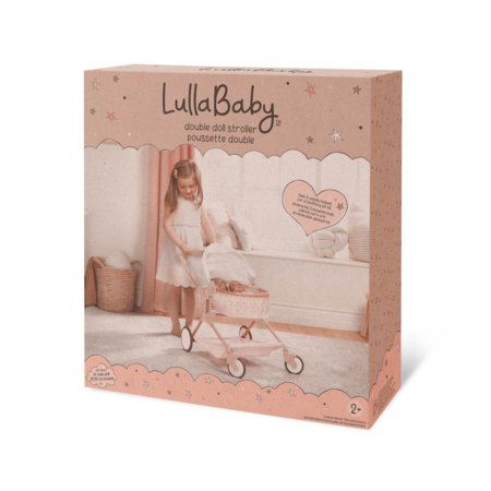 LULLABABY kahekohaline jalutuskäru, LBY7618C1Z 