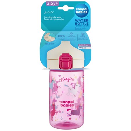 CANPOL BABIES joogipudel JUNIOR, 400 ml, Pink, 56/624_pin 