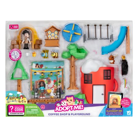 ADOPT ME figuuride komplekt Coffee Shop And Playground, AME0019 