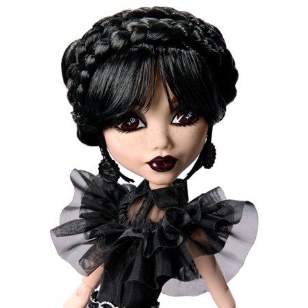 MONSTER HIGH X WEDNESDAY kollektsiooni nukk - peokleidis Wednesday, HXJ03 