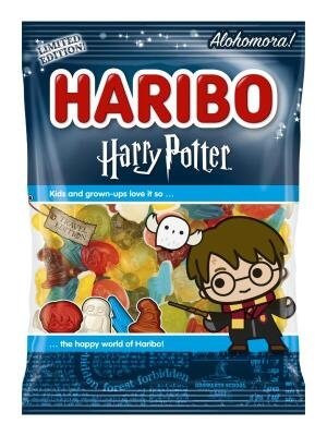 HARIBO kummikommid HARRY POTTER, puuviljane maitse, 85 g., HARI1789 