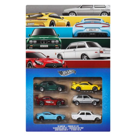 HOT WHEELS 1:64 kuue Euroopa mudeli komplekt, JLB25 
