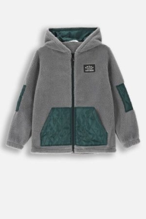 COCCODRILLO hooded pullover with zipper ACADEMY BOY KIDS, hall, ZC4132501ABK-019-122, 122 cm 