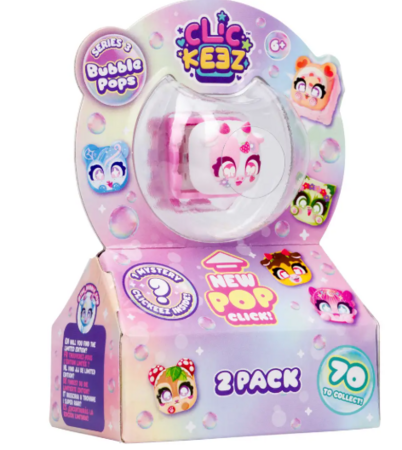CLICKEEZ 2 kujukesed  Bubble Pops, assortii, 937198.012 