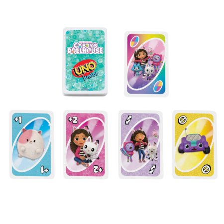 MATTEL GAMES UNO Junior kaardimäng Gabby’s Dollhouse, JLH17 