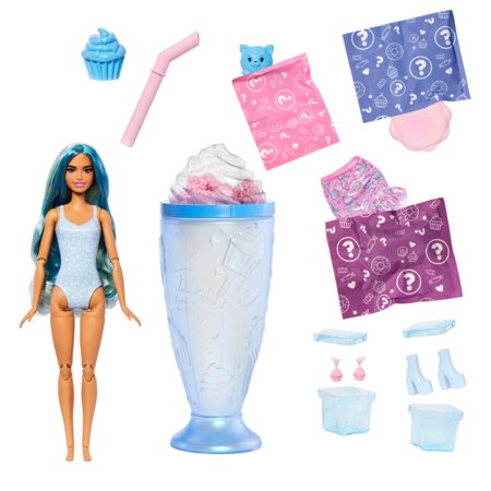 BARBIE Pop! Reveal – Magusate Maiuste sari: Siniste juustega nukk, JFY61 