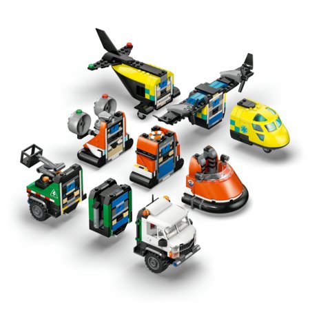 60505 LEGO® AIRPLANE, SERVICE TRUCK & HOVERCRAFT REM 