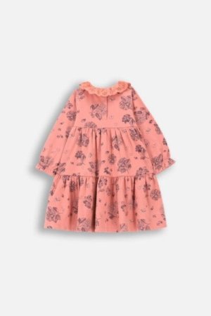 COCCODRILLO dress FLOWERS GIRL NEWBORN, roosa, ZC4129101FGN-007-086, 86 cm 
