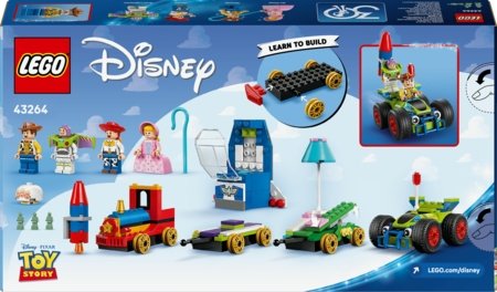 43264 LEGO® Disney™ Toy Story tähistamise rong ja RC auto 