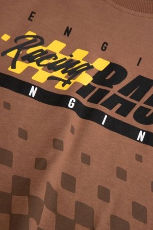 COCCODRILLO t-särgid CITY RACING BOY JUNIOR, pruun, cm 