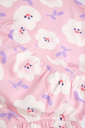 COCCODRILLO pikkade varrukatega beež särk HAPPY RETRO GIRL NEWBORN, roosa, WC5117301HGN-033-080, 80 cm 