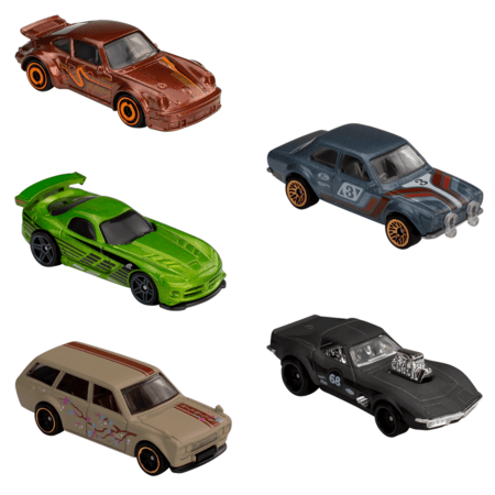 HOT WHEELS 5-auto komplekt 